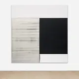 Callum Innes, Exposed Painting Vine Black, 2002, oil on canvas