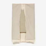 N. Dash, Untitled, 2012, linen and canvas on primed linen support, in 3 parts