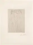 Pablo Picasso, Les Trois baigneuses, I (The Three Bathers, I) (B. 60, Ba. 106), 1923, Drypoint, on Arches paper, with full margins