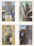 Jasper Johns, The Seasons (ULAE 238-241), 1987, The complete set of four etching and aquatints in colors, on Somerset paper, with full margins