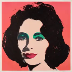 Liz (F. & S. 7) by Andy Warhol, 1965, Offset lithograph in colors, on wove paper, with full margins, sold Apr 2022