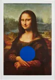 Jeff Koons, Gazing Ball (da Vinci Mona Lisa), 2016, Archival pigment print in colors with reflective blue element, on Innova rag paper, with full margins
