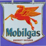 Mobil, from Ads (F. & S. 350) by Andy Warhol, 1985, Screenprint in colors, on Lenox Museum Board, the full sheet, sold Apr 2022