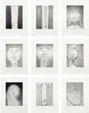 Louise Bourgeois, The View from the Bottom of the Well (MoMA 568-576), 1996, The complete set of nine drypoints, on Somerset paper, with full margins, lacking the original red cloth-covered portfolio