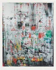EIS 2 (Ice 2) (B. 123, R. p. 197) by Gerhard Richter, 2003, Screenprint in colors, on heavy rag paper, with full margins, sold Apr 2022