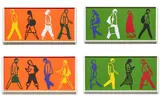Julian Opie, Street 1; Street 2; Street 3; and Street 4