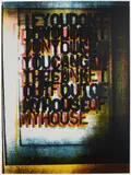 Christopher Wool, My House I, 2000, Screenprint in colors, on Matt Custom Art paper, with full margins