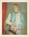 Harlequin, from Barcelona Suite (Cz. 230) by Pablo Picasso, 1966, Offset lithograph in colors, on Arches paper, with full margins, sold Apr 2022