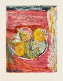 Pierre Bonnard, Les Raisins (The Grapes), from Album Pierre Bonnard, by Jacques Villon (B. 116, G. & P. E686), 1942-43, Lithograph in colors, on wove paper, with full margins
