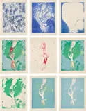 Marc Chagall, So she came down from the tree and drawing near him strained him to her bosom...: plate 6, from Four Tales from the Arabian Nights: nine plates (M. 41, see C. bks 18)