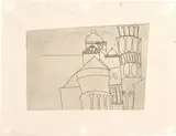 Ben Nicholson, Pisa as intended (L. 42, C. 41), 1967, Etching, on wove paper, with full margins