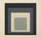 Josef Albers, Day and Night: Homage to the Square, plate VIII (T. 946, D. 157.8), 1963, Lithograph in colors, on Rives BFK paper, with full margins