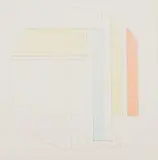 Ilya Bolotowsky, Untitled, 1975, Drawing in graphite and colored pencil, on Rives BFK paper, with full margins
