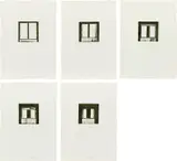 Brice Marden, Focus I-V (L. 32I-V), 1979, The complete set of five etchings and aquatint in colors, on Twinrocker paper, with full margins