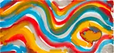 Untitled by Sol LeWitt, 1996, Unique gouache painting on Fabriano paper, sold Apr 2022