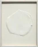 Eleanore Mikus, Relief #9, 1963, White flat enamel on illustration board