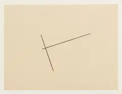 Untitled (J. 61) by Fred Sandback, 1976, Etching and aquatint, with Chine collé, on Rives BFK paper, with full margins, sold Apr 2022