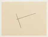 Fred Sandback, Untitled (J. 61), 1976, Etching and aquatint, with Chine collé, on Rives BFK paper, with full margins