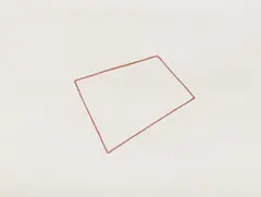 Fred Sandback, Untitled (J. 21), 1975, Lithograph, on handmade paper, with full margins