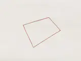 Fred Sandback, Untitled (J. 21), 1975, Lithograph, on handmade paper, with full margins