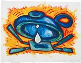 Elizabeth Murray, Charlotte (Poetry Project Print), 1998, Lithograph in colors, on HMP handmade paper, the full sheet
