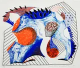David Hockney, Untitled for Joel Wachs (G. 1584), 1993, Lithograph and screenprint in colors, on Arches paper, with full margins