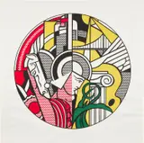 Roy Lichtenstein, The Solomon R. Guggenheim Museum poster (C. 83), 1969, Screenprint in colors, on Rives BFK paper, with full margins
