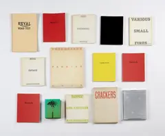 Selected Books by Ed Ruscha, 1966-1972, A group of 13 artist's books, five with the original glassine dust jackets, one with the original silver slipcase, sold Apr 2022