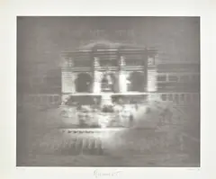 Bahnhof (Hannover) (B. 10) by Gerhard Richter, 1967, Offset lithograph in gray, on lightweight card, with full margins, sold Apr 2022