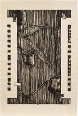 Ventriloquist (ULAE 250) by Jasper Johns, 1990, Lithograph in colors, on J. Whatman paper, with full margins, sold Apr 2022