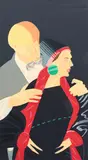 Alex Katz, Red Grooms and Lizzy Ross, from Pas De Deux (S. 285), 1993, Screenprint in colors, on Arches paper, the full sheet
