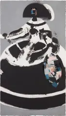 Las Meninas by Manolo Valdés, 2000, Etching in colors with collage, on Eskulan handmade paper, the full sheet, sold Apr 2022