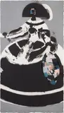 Manolo Valdés, Las Meninas, 2000, Etching in colors with collage, on Eskulan handmade paper, the full sheet