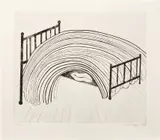 Louise Bourgeois, Bed (MoMA 480.2), 1997, Etching, drypoint and engraving on wove paper, with full margins