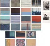Ode à la Bièvre (Ode to the Bièvre) (MoMA 380b-403b) by Louise Bourgeois, 2007, The complete set of two digital prints, on Verona paper, with accompanying to scale reproduction of the fabric book of t, sold Apr 2022
