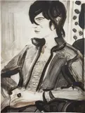 Elizabeth Peyton, Nick, 2004/2013, Etching and aquatint, on Tout Cas paper, the full sheet