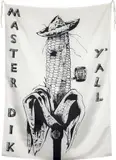 Mike Kelley, Country Cousin, from Pansy Metal / Clovered Hoof, 1989, Screenprint, on silk scarf, the full sheet