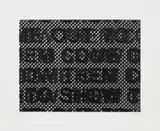 Glenn Ligon, Detail, 2014, Screenprint, on Coventry Rag paper, with full margins