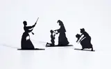 Kara Walker, The Bush; Skinny; and De-boning