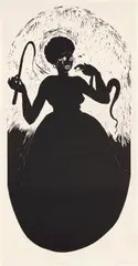 Boo-hoo (P. 59) by Kara Walker, 2000, Linocut, on Arches Cover paper, with full margins, sold Apr 2022