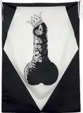 Mike Kelley, Master Dik, from Pansy Metal / Clovered Hoof, 1989, Screenprint, on silk scarf, the full sheet