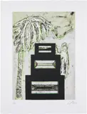 Peter Doig, Maracas (Speaker Box), 2013, Etching and aquatint in colors, on wove paper with full margins