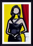 Antonia (C. 156) by Julian Opie, 2011, Inkjet print dry-mounted to aluminum, contained in the original black painted wooden artist's frame, sold Apr 2022