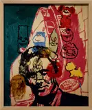 Untitled, from Heavy Burschi by Martin Kippenberger, 1989-1990, Color photograph, contained in artist's frame, sold Apr 2022