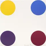 Maltohexaose, from 40 Woodcut Spots by Damien Hirst, 2011, Woodcut in colors, on Somerset paper, the full sheet, sold Apr 2022