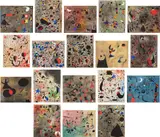Constellations (M. 260, C. bks 58) by Joan Miró, 1959, The set of one lithograph in colors and 18 pochoir reproductions in colors after gouaches by the artist (lacking plates , sold Oct 2022