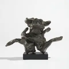 Untitled (G. 404) by Willem de Kooning, 1969, Cast pewter sculpture, sold Oct 2022