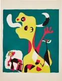 Joan Miró, Femme et chien devant la lune (Woman and Dog in Front of the Moon) (D. 18)