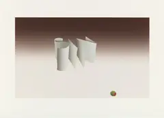 Sin (C. p. 338, E. 41) by Ed Ruscha, 1970, Screenprint in colors, on Louvain Opaque Cover paper, with full margins, sold Oct 2022