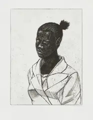 Kerry James Marshall, Untitled (Woman), 2010, Etching and aquatint, on Somerset paper, with full margins